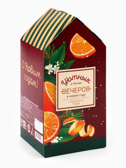Чай новогодний подарочный в пакетиках Уютных вечеров 28 шт.?1.8 г