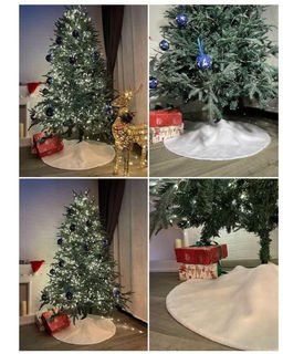 Коврик пушистый под елку 70см - Aopen фото 3