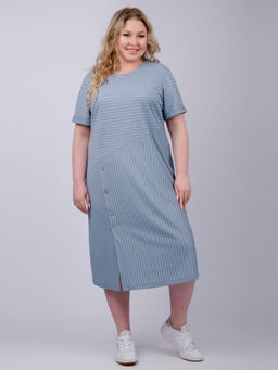 Платье "Волна", туман (М)