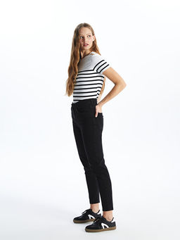 Mom Fit Kad?n Jean Pantolon