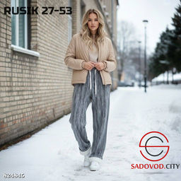 Спортивные штаны с начесом