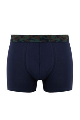 Lacivert Gentlemen Desen Lastikli 4lu Paket Pamuklu Elastanl? Boxer TMNAW26BX00001 - Trendyolmilla фото 8