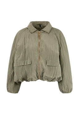 Kahverengi Ince Dolgulu Dokulu Oversize Bomber Mont TWOSS26MO00007 - Trendyolmilla фото 12
