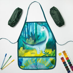 Фартук с нарукавниками детский Этель Джунгли, 49 х 39 см  фото 6