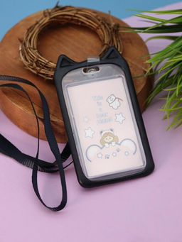 Футляр для карт на ленте "Lucky panda", black