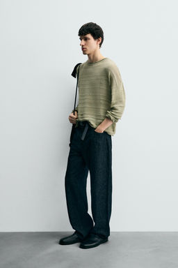 STRIPED JACQUARD SWEATER - Zara фото 4