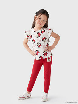 Комплект Minnie Mouse для девочки с принтом