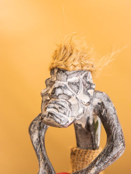 Сувенир «Абориген с джембе», 8×7×21 см, дерево