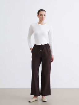 Beli Lastikli Geni? Pa?a Kad?n Pantolon