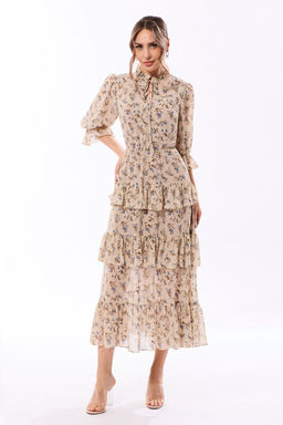 Платье Golden Valley 4919-1 бежевый