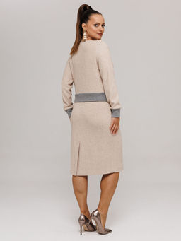 Костюм Galean Style 996 беж с серым  фото 3