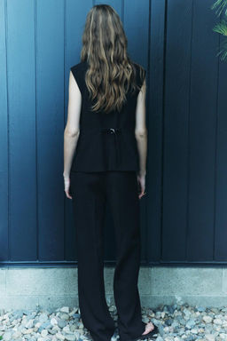 ZW COLLECTION WAISTCOAT WITH POCKETS - Zara фото 3