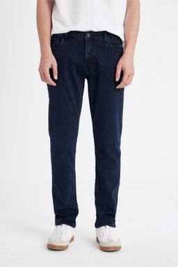 Pedro Slim Fit Джинсовые брюки узкого кроя с нормальной талией и узкими штанинами - Defacto фото 5