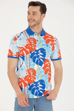 U. S. Polo Assn Мужская белая футболка с воротником-поло - U.s. polo assn фото 10