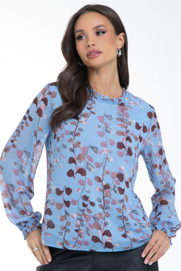 Блуза Волшебный шифон (небесный)