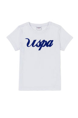 Белая футболка с круглым вырезом для мальчиков - U.s. polo assn фото 4