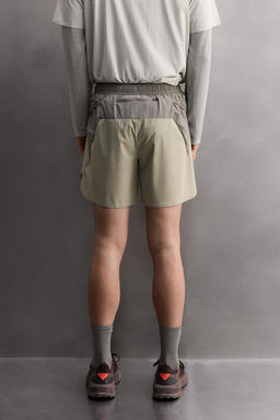 PANTAL?N CORTO TRAIL RUNNING COMBINADO / Gris - Zara фото 3