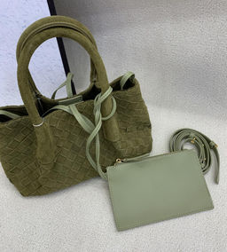 Женская сумка, замша, MIRONPAN 90512 Зеленый