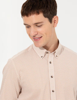 Turuncu Slim Fit Uzun Kollu G_mlek - Pierre cardin фото 2