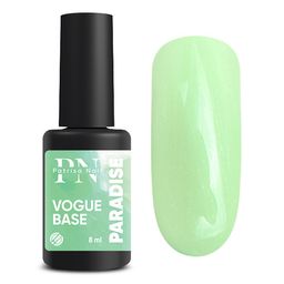 VOGUE base Paradise салатовая база с микроблеском
