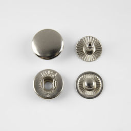 Цена за 20 шт. Кнопка установочная, Альфа, d = 12,5 мм, цвет никель - Simaland фото 3