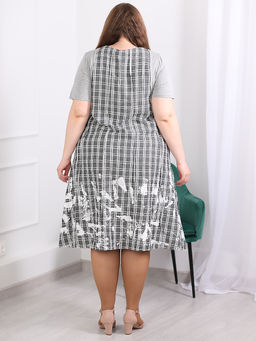 Платье больших размеров летнее - Almond фото 4