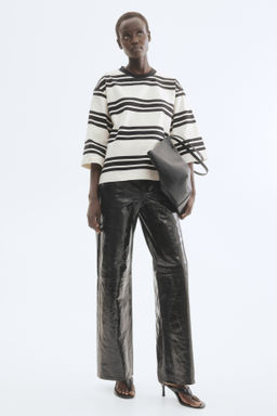 Top de corte holgado en algod?n - H&m фото 4