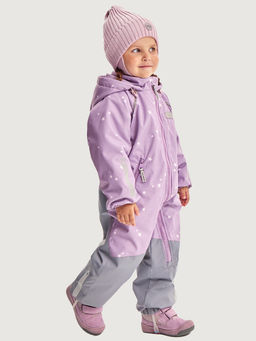 Комбинезон 8м0626 пудра/светло-серый