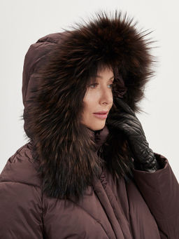 Куртка женская 12511-22058 chocolate - Eleganzza фото 5