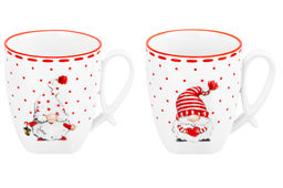 Набор 2 кружек 300 мл 10,5*8*9 см Весёлые гномики ручка петля - Elan gallery фото 4