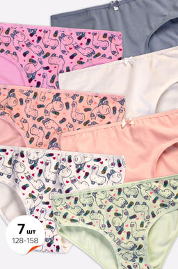 Трусы для девочки 7шт. Nicoletta