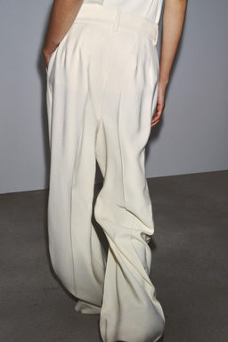 ZW COLLECTION FLOWING DARTED TROUSERS - Zara фото 3