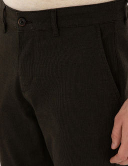 Koyu Haki Regular Fit Kanvas Pantolon