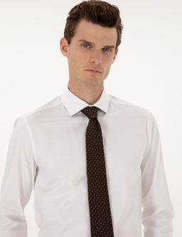 Beyaz Likral_ Kolay _t_lenebilir Ex. Slim Fit Basic G_mlek - Pierre cardin фото 2