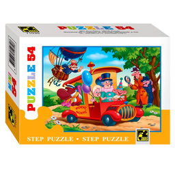 Цена за 20 шт. Пазлы «Мультики», 54 элемента МИКС