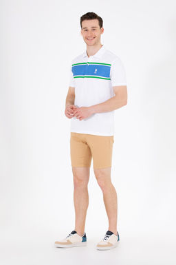 Мужские верблюжьи шорты-бермуды - U.s. polo assn фото 3