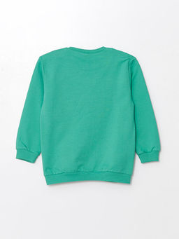 Bisiklet Yaka Uzun Kollu Bask?l? Erkek Bebek Sweatshirt 2li - Waikiki фото 3