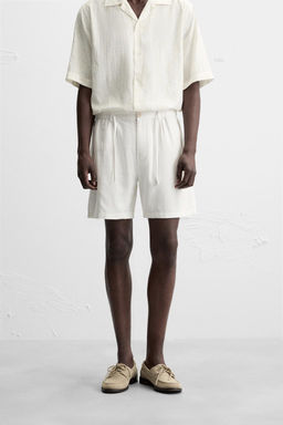 BERMUDA SHORTS LINEN BLEND - Zara фото 11