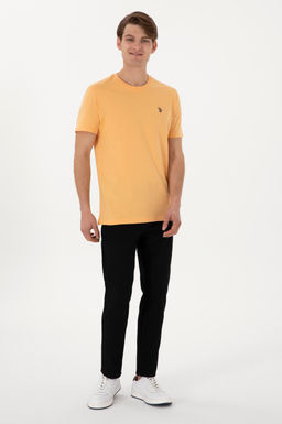 Erkek Regular Fit Bisiklet Yaka Turuncu Basic Ti__rt Sepette S_rpriz _ndirim - U.s. polo assn фото 4