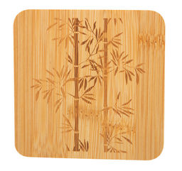 Набор из 3 подставок под горячее из бамбука Foresta di bambu, р-р: 10*10*0,8 см 985990 - Скрап фото 3