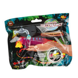 Фигурка ABtoys Юный натуралист Ящерица волшебная, меняет цвет в воде, 16 видов , в дисплее 24 шт