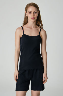 Арт.9177/3 Пижама с шортами 44-50 (4 шт) Цвет:черный