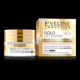 Eveline "Gold Lift Expert" 40+ День-Ночь Крем-Сыворотка с 24К Золотом, эксклюзивн. укрепл.(50мл).30