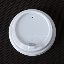 Цена за 100 шт. Крышка одноразовая для стакана белая, с клапаном, d=9 см - Simaland фото 4