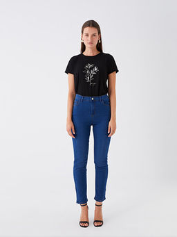 Slim Fit Kad?n Jean Pantolon