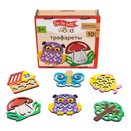 Трафареты деревянные «Far far land Wood,», набор 10 шт.
