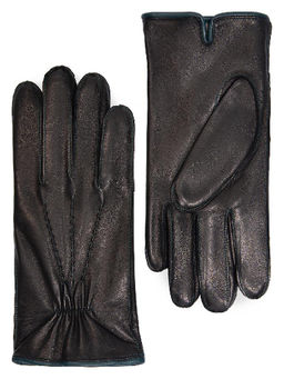 Перчатки мужские ш+каш. OS00113 black - Eleganzza фото 3