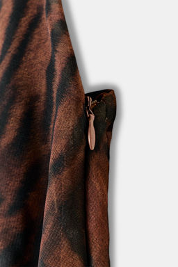 ANIMAL PRINT WRAP MINI DRESS - Zara фото 6