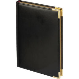 Ежедневник недатированный А5+, 145х205,Sidney Nebraska,чер,з.уг 3-128/17 - Attache фото 2