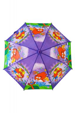 2100 Зонт трость со свистком фиолетовый